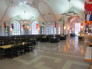 Campus dining hall