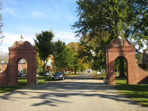 The grand entryway into Hotchkiss