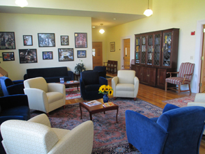 Admissions waiting area