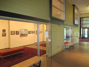 Inside of the Arts building