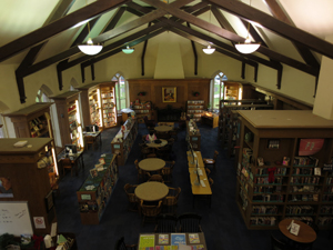 View of the school library