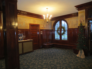 Admissions lobby area