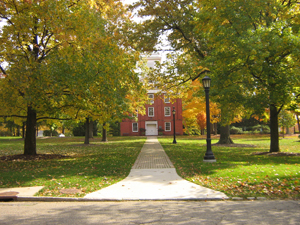 Walkway to admissions