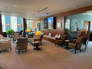 Inside the Admission lobby