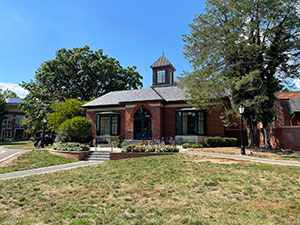 One of the dining halls