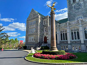 Golden eagle monument