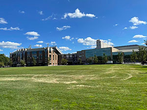 Campus athletic field