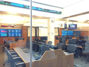 A view of the trading room