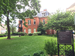 Lawn leading to Maison Francaise