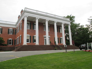 Mead Hall at the main entrance