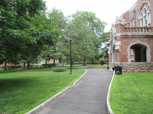 Roadway leading to Seminary Hall