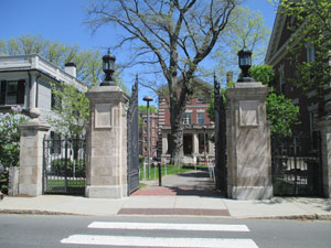 A crosswalk between campuses