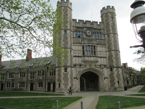 Archway leading to dorms