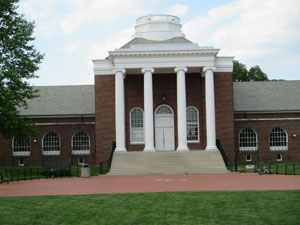 A campus Memorial building